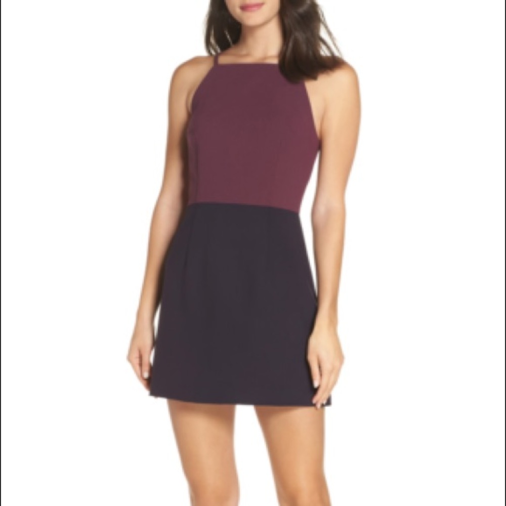 FRENCH CONNECTION
Whisper Color Blocked Mini Dress